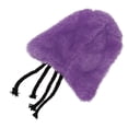 thumbnail image 4 of Esquina cálida para pájaros, lavable a mano, manta de felpa plegable, jaula para acurrucarse, cabaña para que los pájaros se escondan, pequeña, color morado uva, 4 of 5