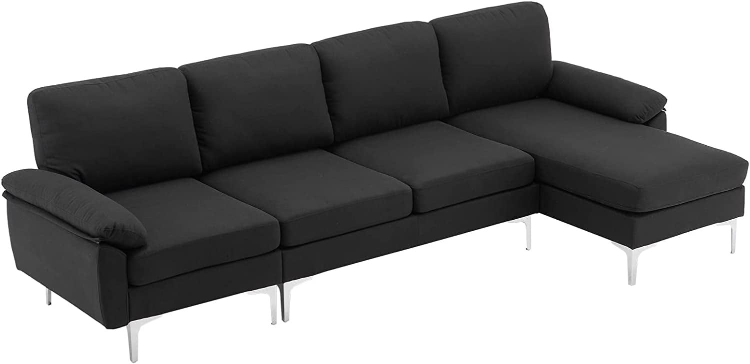 Convertible Sectional Couch Sofa LShaped Sleeper Sectional Couch Cloud Couch with Chaise Love
