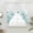 DarkTurquoise, variant on Teal Spring Floral Swag Curtains for Kitchen/Bedroom/Living Room, Watercolor Flowers Elegant Pastoral Scalloped Curtains 63 Inch Long, Window Swag Topper Curtains Valances 2 Panels Set 36"x63"