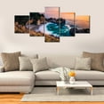 thumbnail image 2 of TISHIRON 5PCS Framed Canvas Wall Art Set,50"x24" McWay Falls Canvas Art Decor, 2 of 7