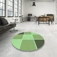 thumbnail image 4 of Ahgly Tapis Rectangulaire Lavable en Machine Vert Olive Terne, 8 Pieds x 12 Pieds, 4 of 7
