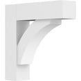 thumbnail image 1 of Ekena Millwork BKTP03X14X14THR05 Standard Thorton Architectural Grade PVC Bracket with Block Ends - 3 x 14 x 14 in., 1 of 1