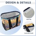 thumbnail image 4 of YAZAOO Mesh Beach Bags Totes Foldable Multiple Pockets Creatively Floral Dream Printed, 4 of 8