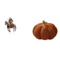 thumbnail image 1 of Adorno De Calabaza De Caballero Acrílico Para Centro De Mesa, Cojín Decorativo De Felpa Para Sofá, Impermeable, Regalo De Decoración De Escritorio Con Base Para El Hogar, Dormitorio Y, 1 of 8