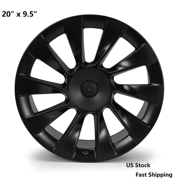 20" Wheel Rim 20x9.5-inch 5-Lug Black, for 2020-2023 Model Y Induction Replacement Wheel Rim 96965