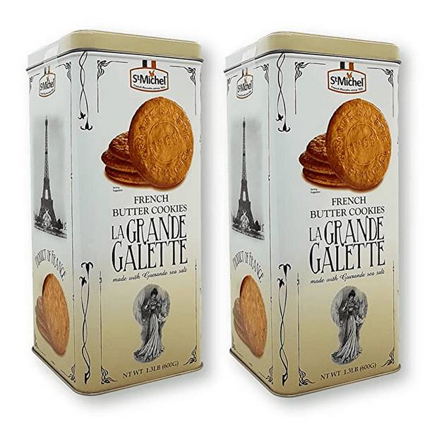 St Michel French Butter Cookies Biscuits La Grande Galette 1.3lbs Pack