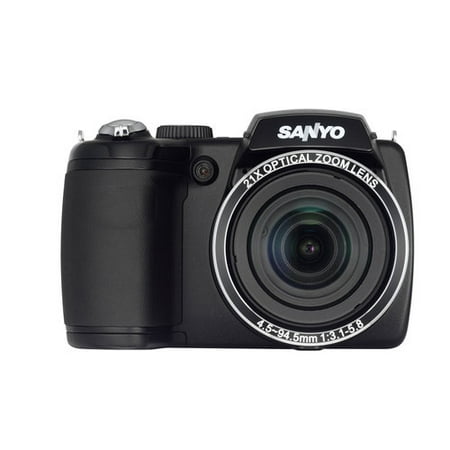 Sanyo VPC-E2100BK Digital Camera 14 MegaPixels, 21x Zoom, 25mm Wide Lens, 3u0022 LCD