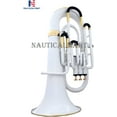 thumbnail image 3 of Bb Euphonium 3 Valve - White Musical Instrument Gift, 3 of 6