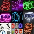 thumbnail image 4 of Ounissouiy Cuerda luminosa flexible resistente al agua con controlador USB Tubo de LED intermitente constante/rápido de 9 pies Iluminación y accesorios naranja 9ft, 4 of 6