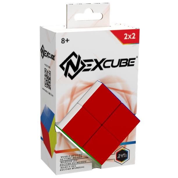 NEXcube 2x2- Classic Cube Puzzle for Children Through Adults Ages