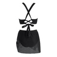 thumbnail image 5 of Duqingm Bikini Sets for Women 2 Piece Bikini Set Cutout Popular Swimsuit High Waisted Textured 2026 Summer Beach Swim Bathing Suits Black,M, 5 of 7