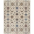 thumbnail image 2 of 2' X 3' Ivory Blue And Tan Wool Floral Tufted Handmade Stain Resistant Area Rug, 2 of 5