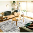 thumbnail image 4 of Deep pile carpet living room carpet long pile - carpets for the living room fluffy shaggy bedroom bed rug outdoor carpet. (light grey, 120x160cm), 4 of 5