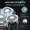 thumbnail image 4 of Afeitadora KENSEN IPX6 Negra 6D Cabezales Magnéticos para Hombre, 4 of 7