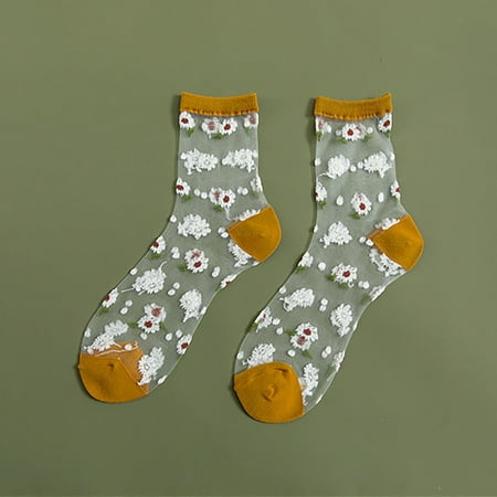 

Kiplyki Clearance Fall Socks for Women Mesh Ladies Breathability Patchwork Thin ’s Stockings