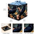 thumbnail image 3 of Crow Foldable Toy Box with Handle, 10.8"x10.5"x10.6", Large Capacity for Toy and Clothes Storage, 3 of 6