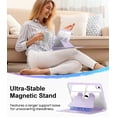 thumbnail image 3 of Fintie Vertical Stand Case for iPad 11th Generation 11-inch (A16, 2025) & iPad 10th Generation 10.9-inch (2022) – Magnetic Multi-Angle Case with Clear Back & Pencil Holder, Purple, 3 of 8