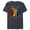 Navy Heather, variant on Marvel Avengers Christmas Family Trip Merry & Bright Sister - Short Sleeve Blended T-Shirt for Adults - Customized-Yellow