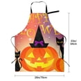 thumbnail image 5 of Lsque Halloween Waterproof Apron Chef Aprons for Men Heavy Duty Chemical Work Apron Extra Long Grilling Aprons with Adjustable Bib Apron, 5 of 9