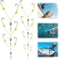 thumbnail image 1 of Double Hook Reverse Bottom Fishing Rig, Surf Fishing Hooks with Float Tackle Set, 1 of 7