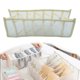 thumbnail image 5 of Caja de almacenamiento para armario de camisetas, leggings y jeans, organizador de cajones con cajas de ropa plegables y divisor de pantalones, beige, 7 rejillas, 5 of 8