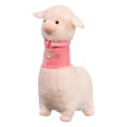 thumbnail image 2 of Alpacatoy de peluche de dibujos animados, encantador juguete de abrazos de dibujos animados para bebés, niños y niñas. Blanco, 2 of 9