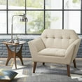 thumbnail image 2 of INK+IVY Mid-Century Newport Lounge Chair with Beige Finish II110-0455, 2 of 5