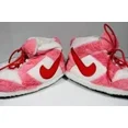thumbnail image 1 of Pink Nike Sneaker Slippers - Comfy Jordan Air Max Plush Retro - Nike Dunks Pink, 1 of 16