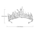 thumbnail image 2 of IBASETOY Vintage Bridal Crowns Wedding Headbands for Bride Silver Alloy Headdress 1Pcs, 2 of 7