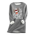 thumbnail image 1 of Hot6sl Women's Printed Round Neck Long Sleeved Top, 1 of 2