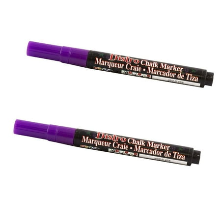 UPC: 0842497170749 | Marvy Uchida Fine Point Chalk Markers Purple 2/Pack