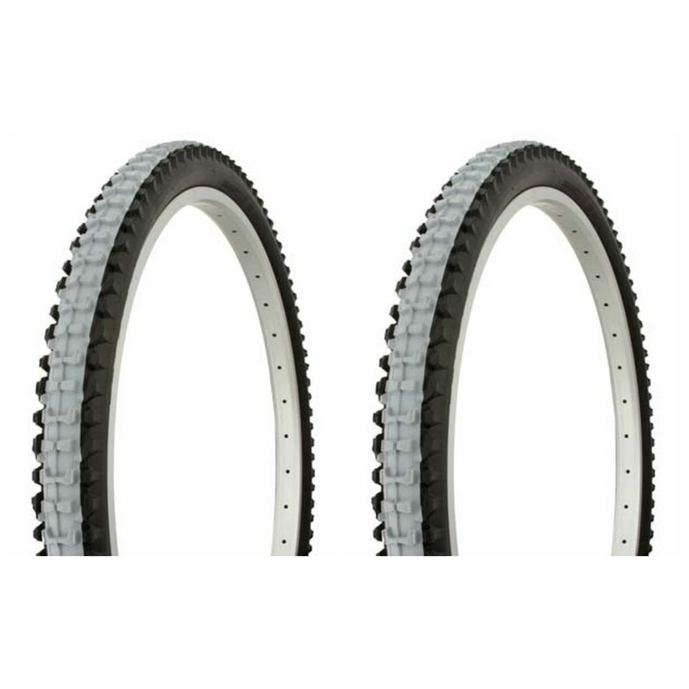 Tire set. 2 Tires. Two Tires Duro 26" x 2.10" Black Shoulder/Gray