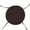 Coffee, variant on Round Bar Stool Cushions, Solid Non Slip Bistro Chair Pads Waterproof Sponge Seat Cushion Removable Machine Washable Cover 15 Inch for Dining Kitchen Patio Home