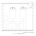 thumbnail image 5 of Catania 3 - Light Polished Brass Brass Contemporary / Modern Incandescent Steel Wall Sconce, 5 of 17