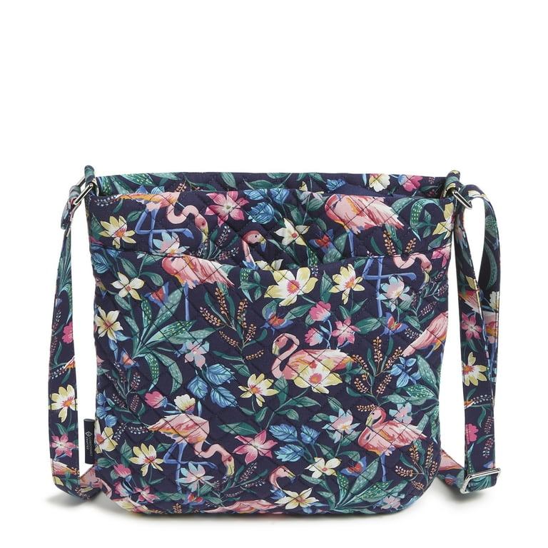 Bradley Outlet Vera Bradley Flamingo Purse Vera Bradley Women's Cotton  Triple Zip Hipster Crossbody Bag