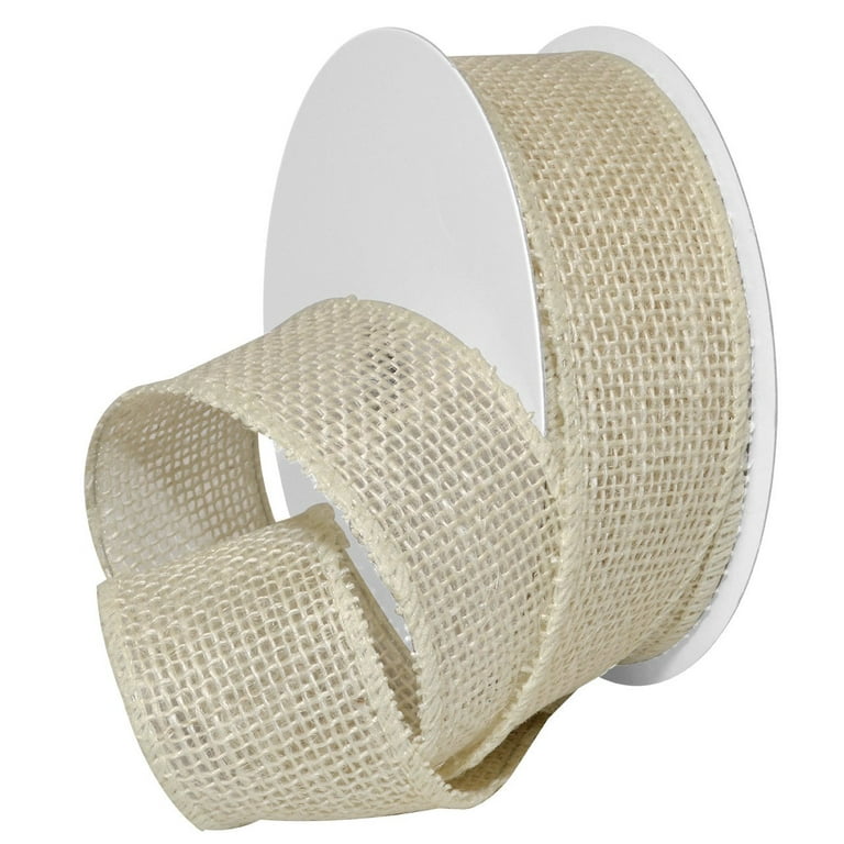 Morex Ribbon Wired 2-1/2-Inch Chiffon Ribbon with 20-Yard Spool, White