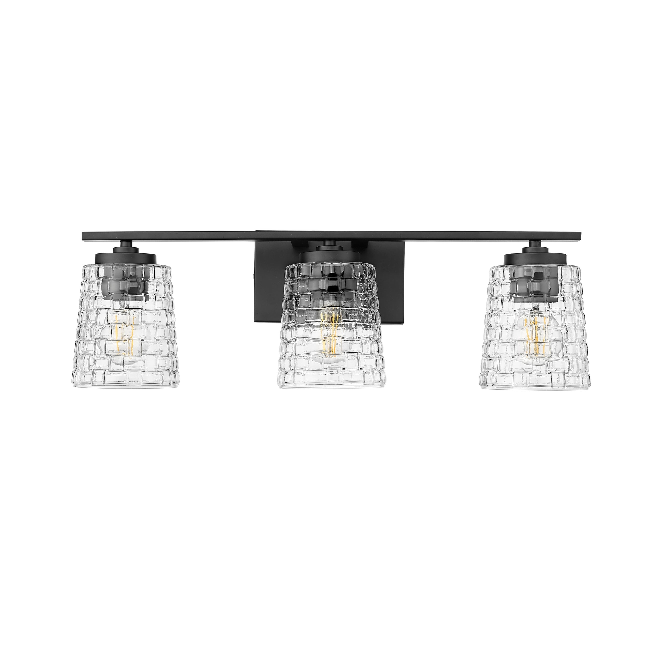 Open Box Millennium Lighting Saben 3 Light Vanity Fixture 3 Light - Matte Black