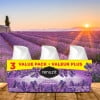 Renuzit Adjustable Solid Gel Air Freshener Cones, Lovely Lavender, Nonstop Freshness, 7 Ounces, 3 Cones