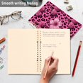 thumbnail image 5 of Haosy Pink Leopard Print Cherry Flower Notebooks 1-subject Journal 60 Sheets A5 College Ruled Paper Detachable Ring 8.3"x5.7", 5 of 8