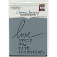 thumbnail image 2 of (2 pack) Donna Downey Signature Stencils 8.5X8.5-Intention, 2 of 3