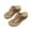 Brown, variant on Tuobarr Women's Wedge Sandals Summer Ladies Fashion Slippers Women's Slope Heel Sandals Casual Wear Flip Flops Brown US Size 8.5