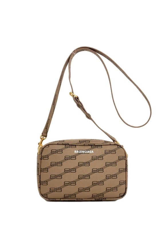 Pre-Owned Balenciaga 702701 BB Monogram Shoulder Bag PVC Women's BALENCIAGA