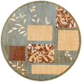 thumbnail image 1 of Well Woven 547360 Sarouk Traditional Round Rug, Light Blue - 5 ft. 3 in., 1 of 1