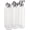 6, variant on Plastic Water Bottles Reusable Water Bottles with Airtight Juice Bottle with Stainless Steel Lids for Eco-Friendly Travel Drinks and Beverages,12 Pack17.6oz