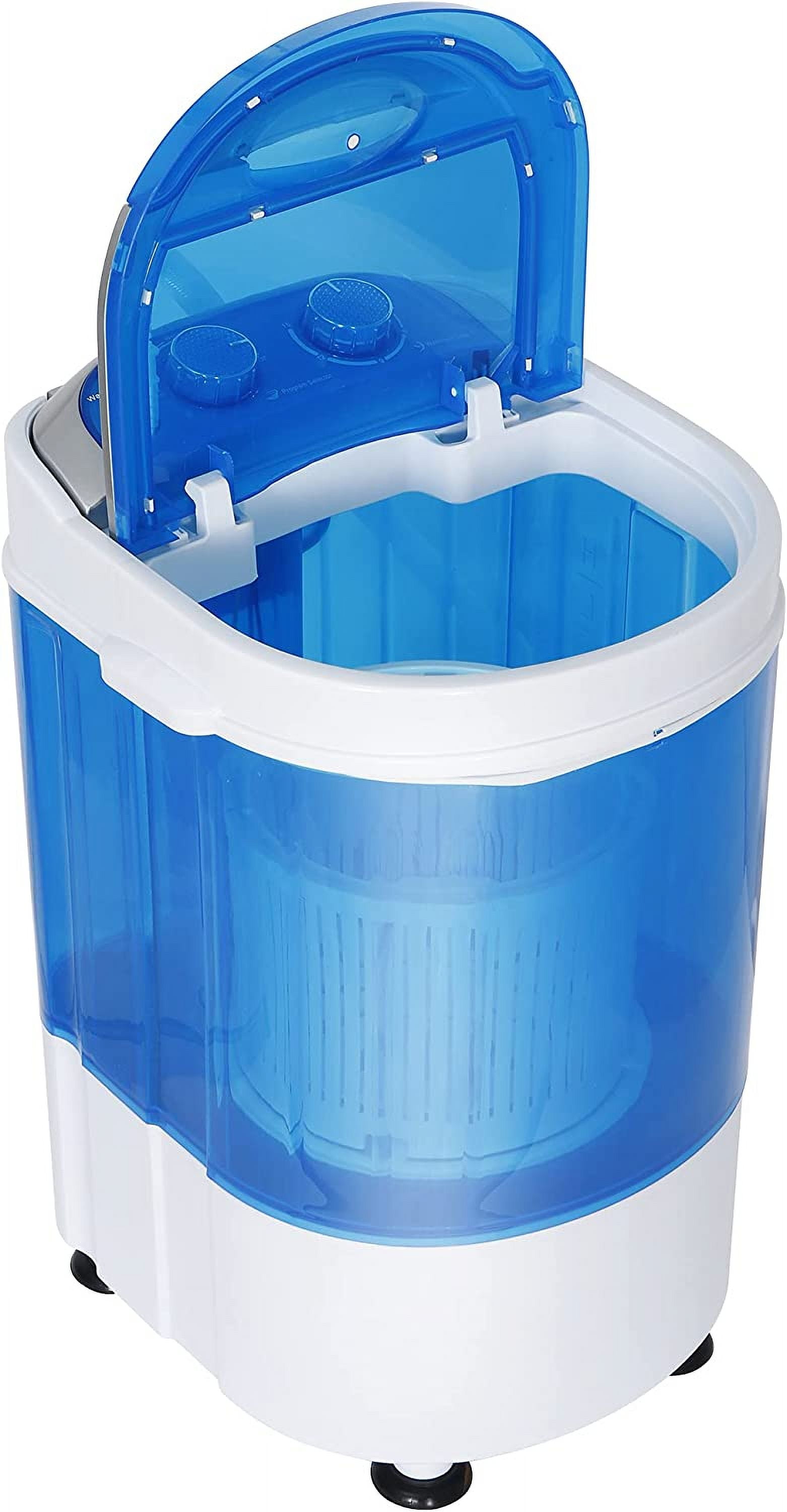 LEMY Portable Washing Machine, 5.7 lbs Capacity Mini Compact Spinner Washer Cloth Laundry for Apartments, Dormitories, RV, Camping
