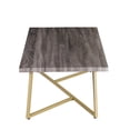 thumbnail image 4 of Davee Furniture Rectangle Coffee Table - Gold, 4 of 8