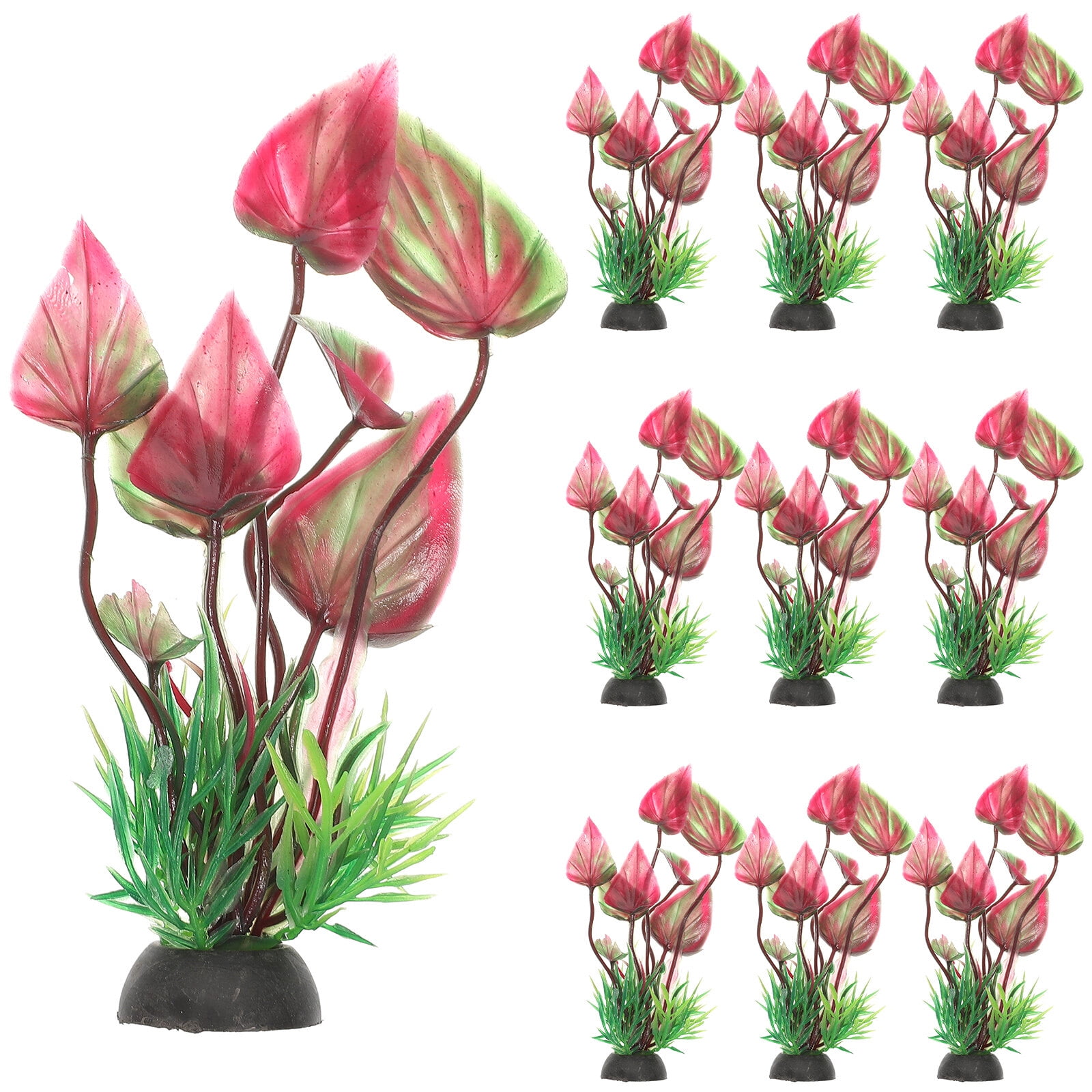 Fish tank plants 10Pcs Aquarium Fake Plants Lifelike Water Plants