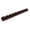 Brown, variant on GroundSmart Sea Scallop Landscape Edging, 4' Red Rubber Garden Edging Border, 6 pack