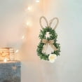 thumbnail image 4 of laqbezok Easter Wreath, Front Door Wreath Hanging Pendant Cute Decor, Rabbit Shape Garland for Easter Party Housewarming Home Window, Hallow Ears, 4 of 14