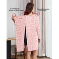 thumbnail image 5 of Pinspark Open Back Hospital Gowns for Women Tear Away Snap Long Sleeve Womens Hospital Gowns Adaptive Clothing for Women, 5 of 6